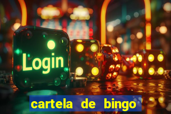 cartela de bingo cha de panela